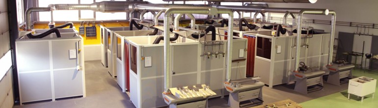 Luftreinhaltung bei TEUTLOFF in Calbe macht die Schweißlehrwerkstatt zu einem hochmodernen Betrieb.