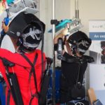 Im September können Schweißer in einem Workshop in Hamburg das Arbeiten mit einem Exoskelett testen.